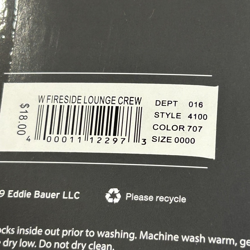 Eddie Bauer Fireside Lounge Crew Socks Womens One Size Multicolor Grip Lot 3 - Picture 7 of 7